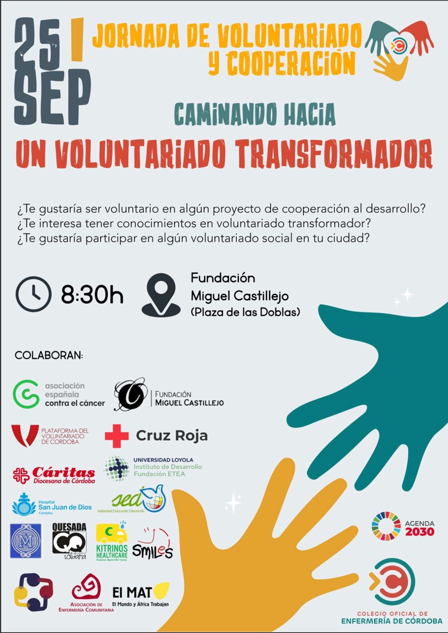 El Colegio de Enfermería de Córdoba celebra su I Jornada de Voluntariado y Cooperación con la participación de la AEC para impulsar un voluntariado transformador
