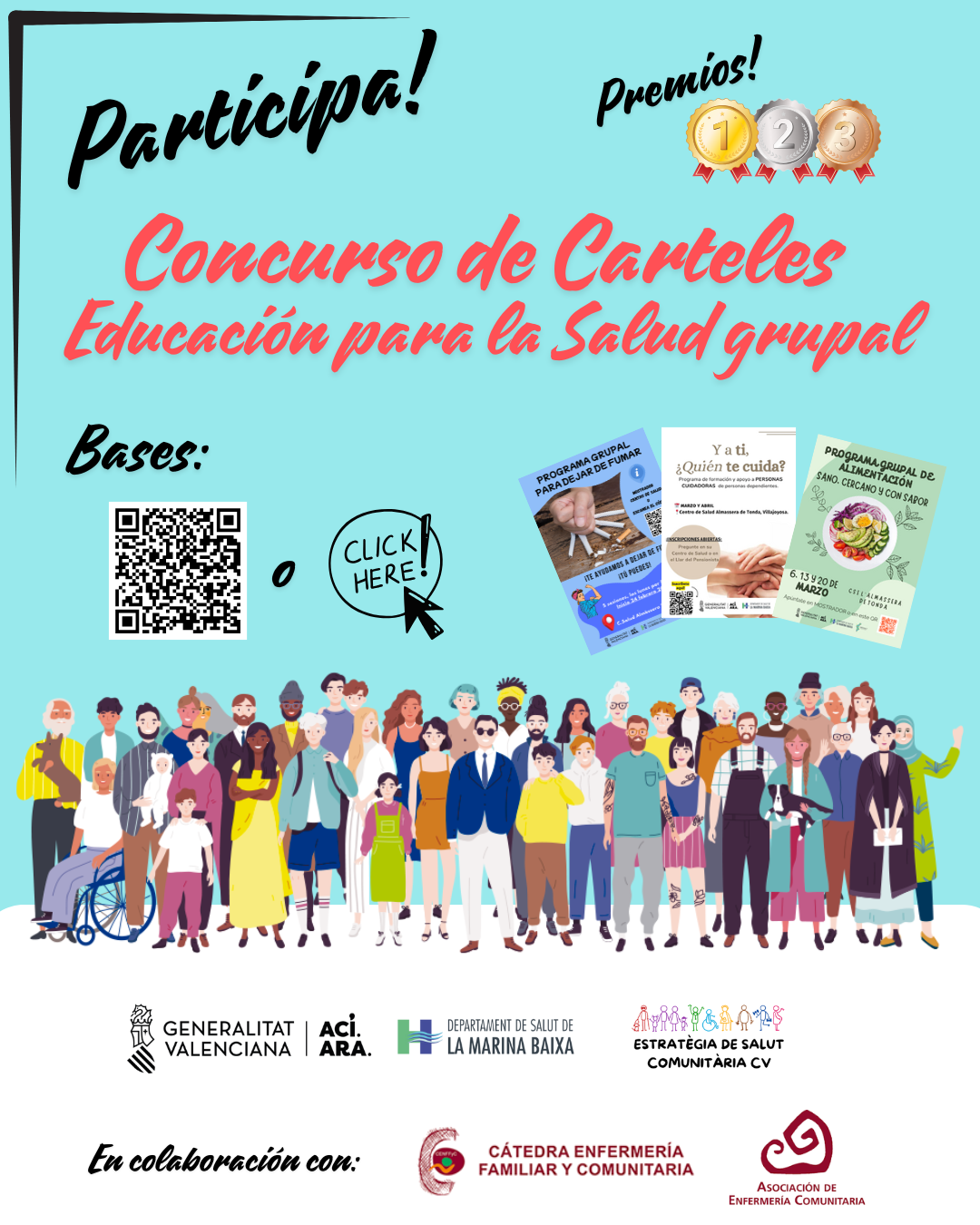 ¡Participa! Concurso de Carteles Educación para la Salud Grupal