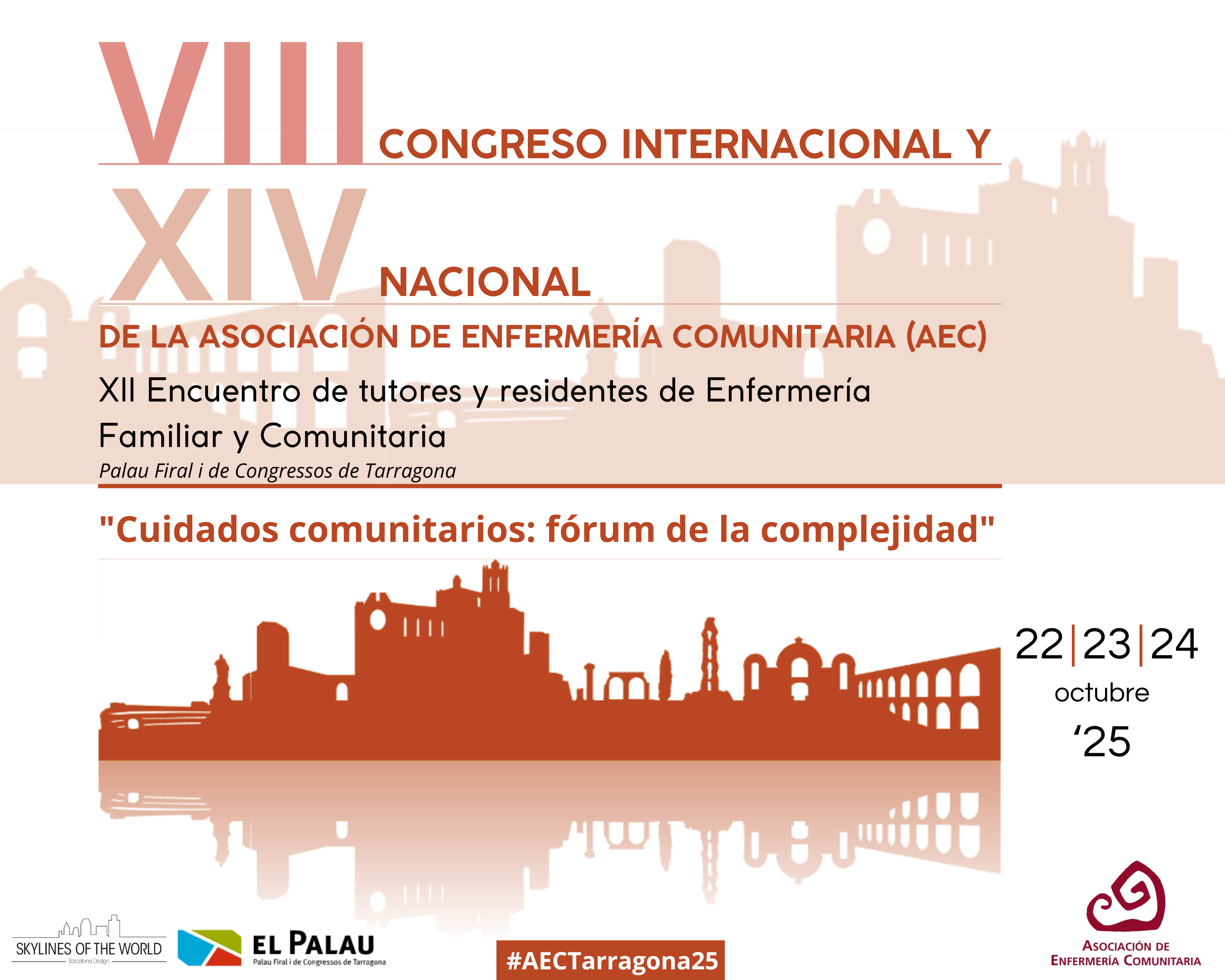 Recuerda!! Fin de envío de comunicaciones! #AECTarragona25