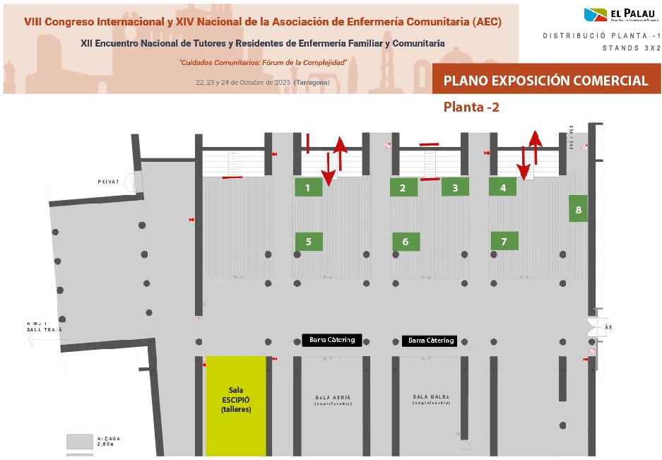 Plano stands AEC Tarragona 20251014