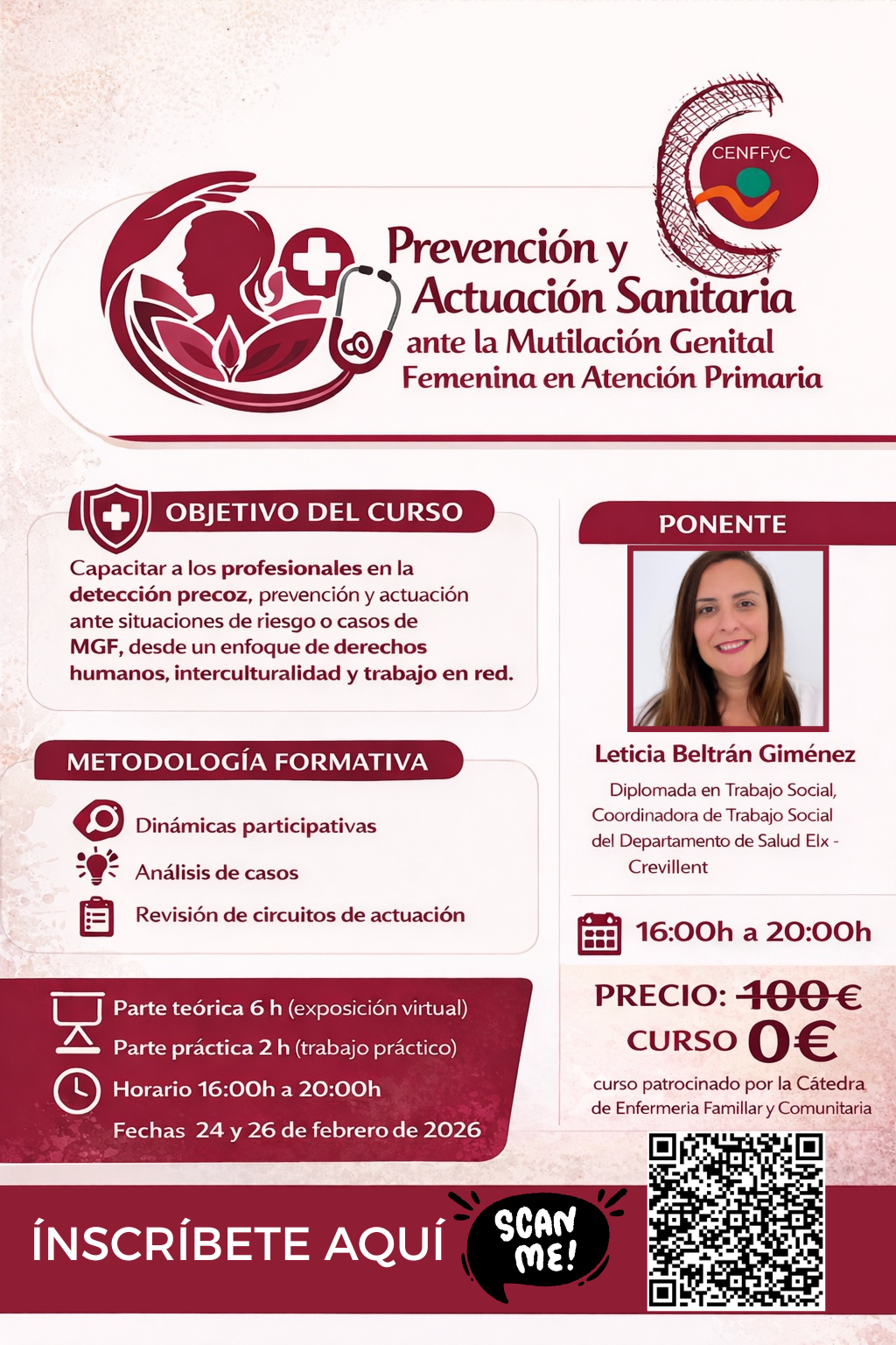 ¡Próximamente! curso “Prevención y Actuación Sanitaria ante la Mutilación Genital Femenina en Atención Primaria”